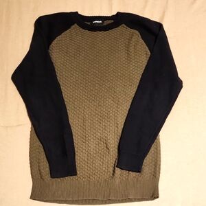 Express, Medium, Black and Olive Sweater